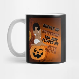 Buckle Up Halloween Tshirt Mug